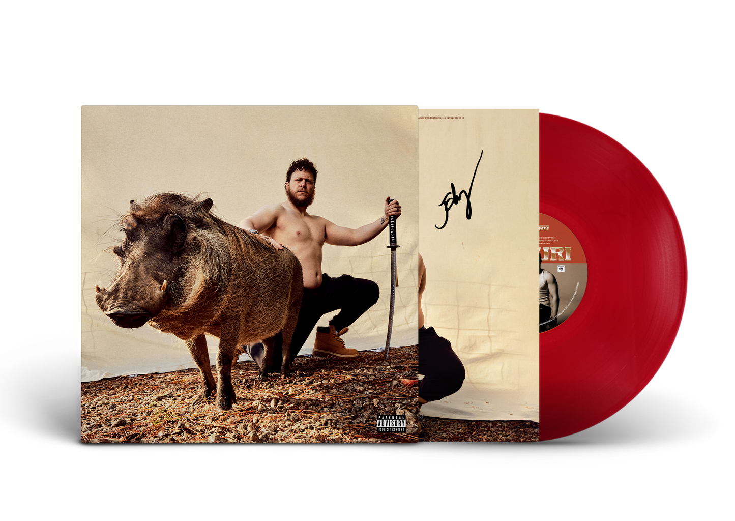 KINDA HARD (SIGNED HOG’S BLOOD COLORED VINYL)