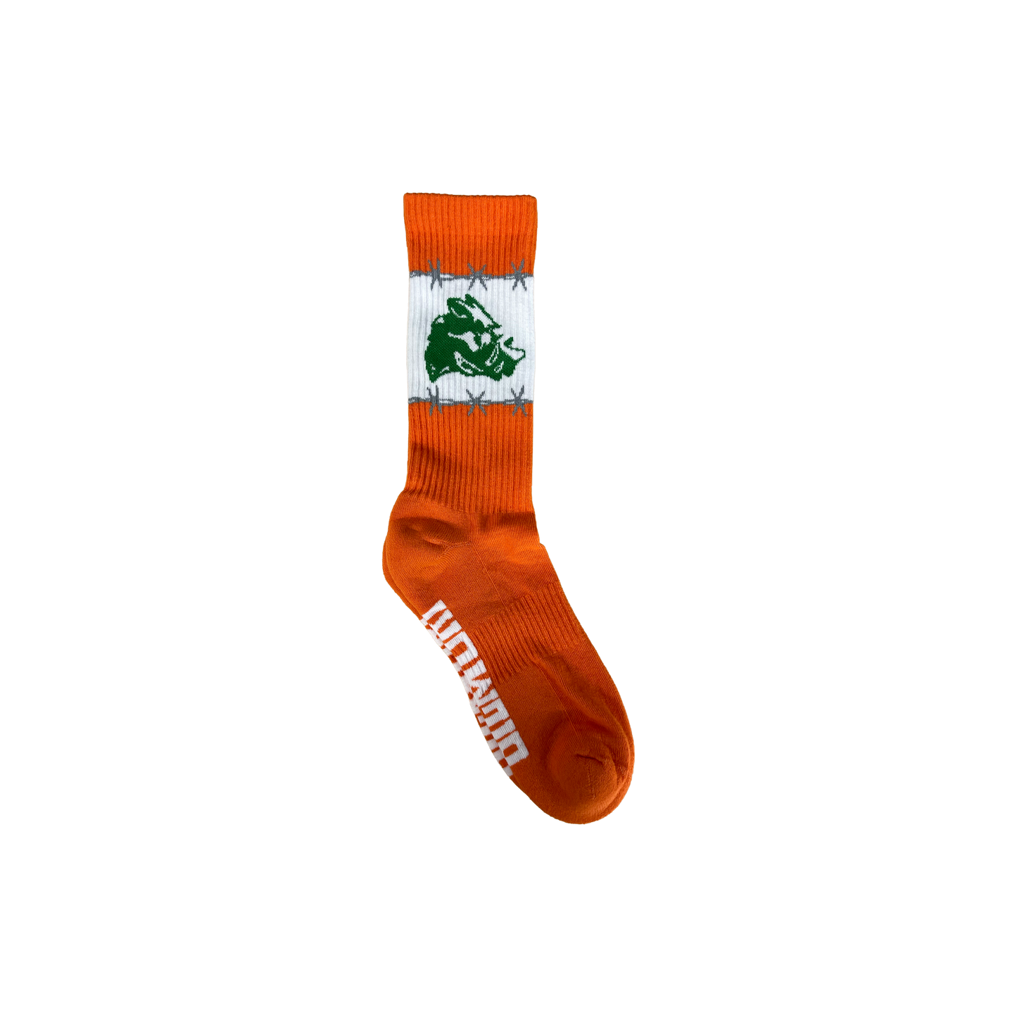 Hog Socks (Orange/White/Green)