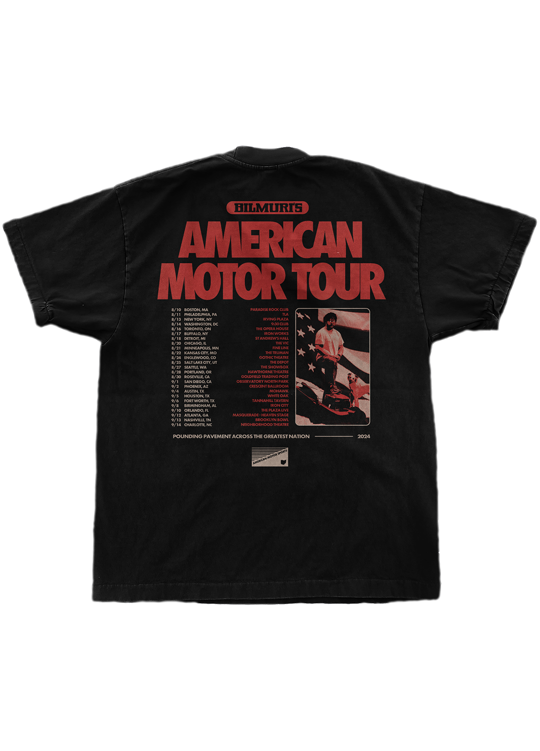 AMS Tour Tee - Black