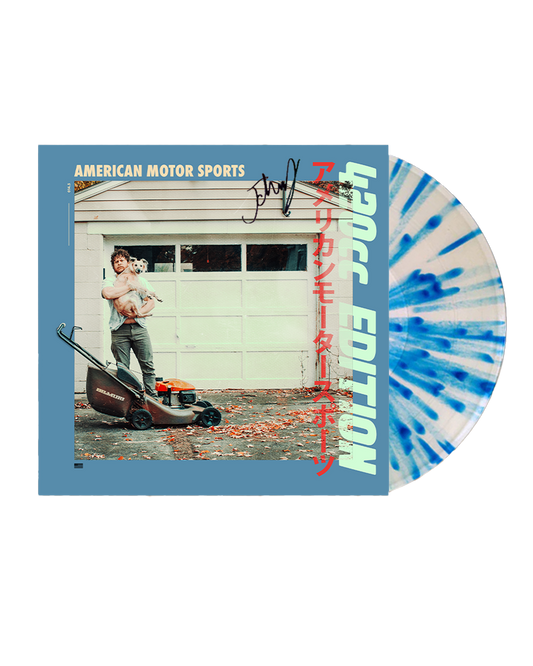 American Motor Sports - 420cc Edition - SIGNED Blue Splatter Vinyl