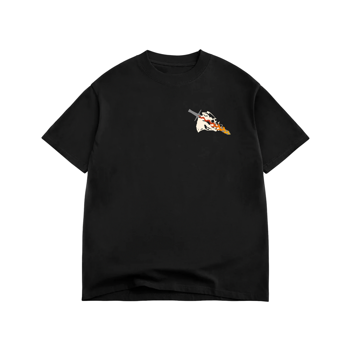 Flaming Sword Logo Tee