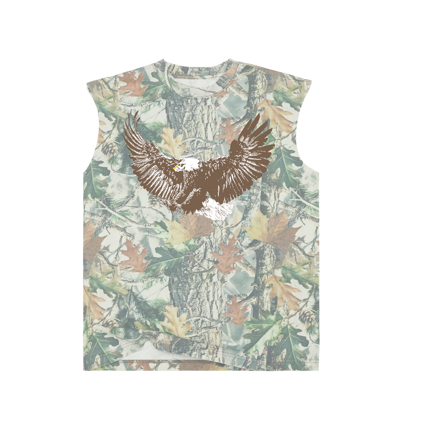 Camo Eagle Cut-Off Tee