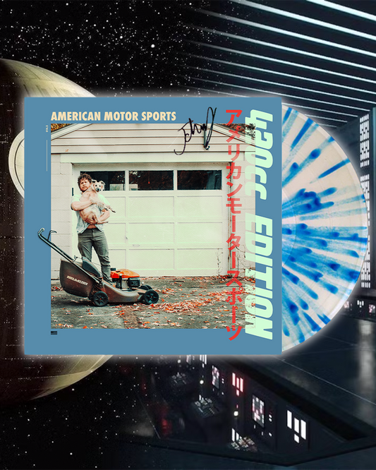 American Motor Sports - 420cc Edition - SIGNED Blue Splatter Vinyl